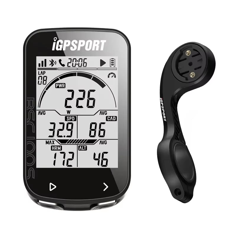 BSC100S Wireless GPS Bike Computer - Digital Speedometer & Odometer for Cycling Enthusiasts