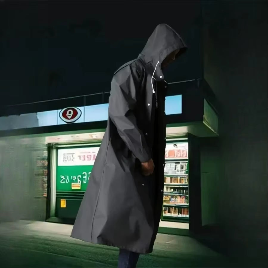 1PC Disposable Raincoat Long Full-Body Rain-Proof Men'S Adult Women Ransparent Portable