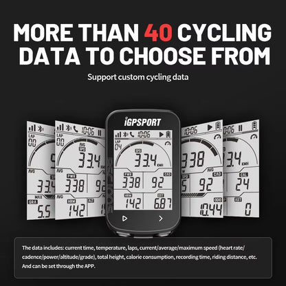 BSC100S Wireless GPS Bike Computer - Digital Speedometer & Odometer for Cycling Enthusiasts