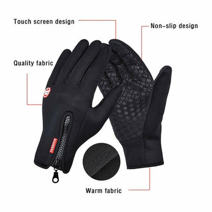 Ultimate Winter Waterproof Thermal Touch Screen Gloves for Men & Women - Windproof & Warm!