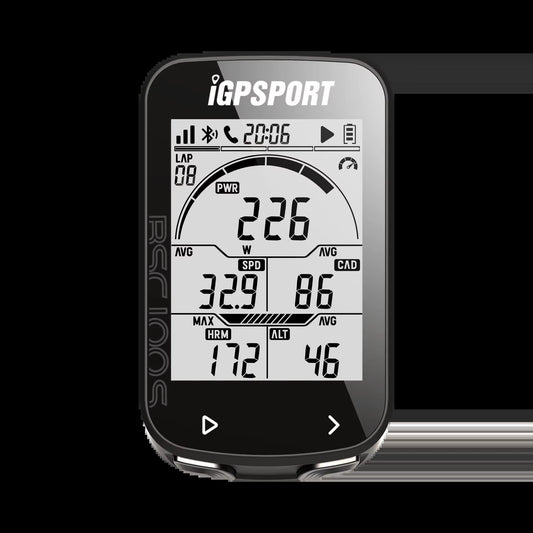 BSC100S Wireless GPS Bike Computer - Digital Speedometer & Odometer for Cycling Enthusiasts