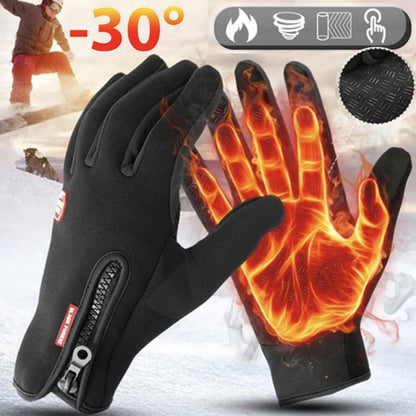 Ultimate Winter Waterproof Thermal Touch Screen Gloves for Men & Women - Windproof & Warm!