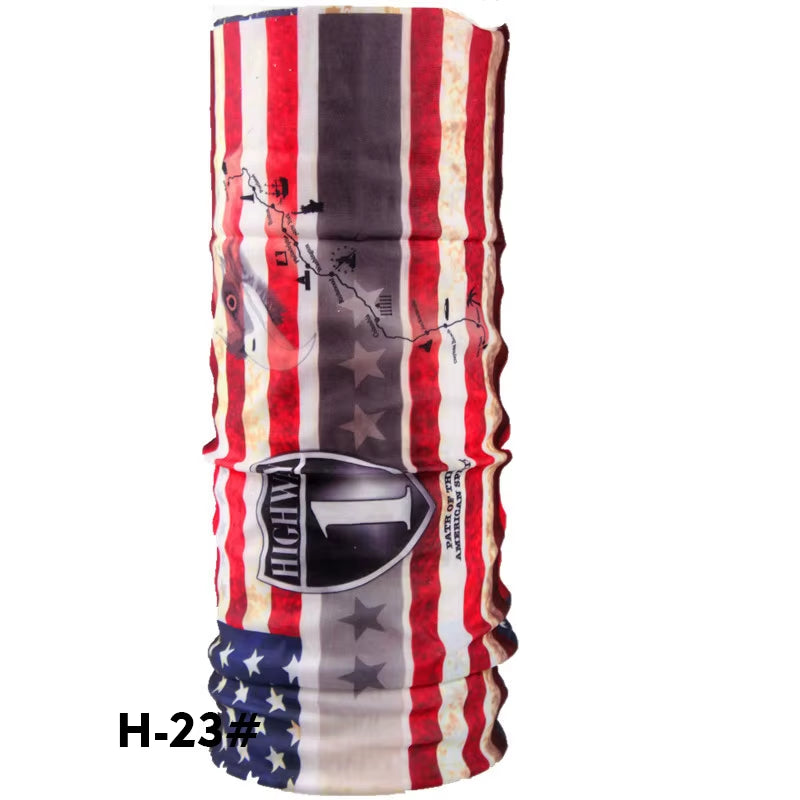 Stylish Dragon Print Multifunctional Bandana Scarf - Perfect for Summer Adventures!