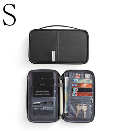 Family Passport Holder & Travel Organizer - Multi-Functional Document Case & Cardholder