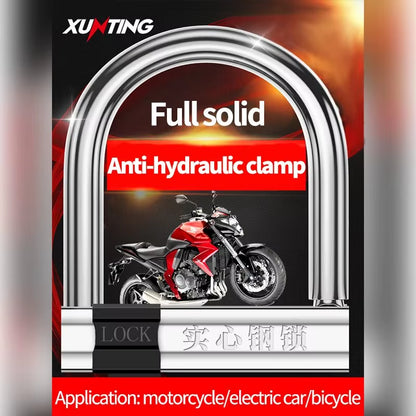 Heavy-Duty U Lock - Ultimate Anti-Theft Solution for Bicycles, Motorcycles, and Scooters