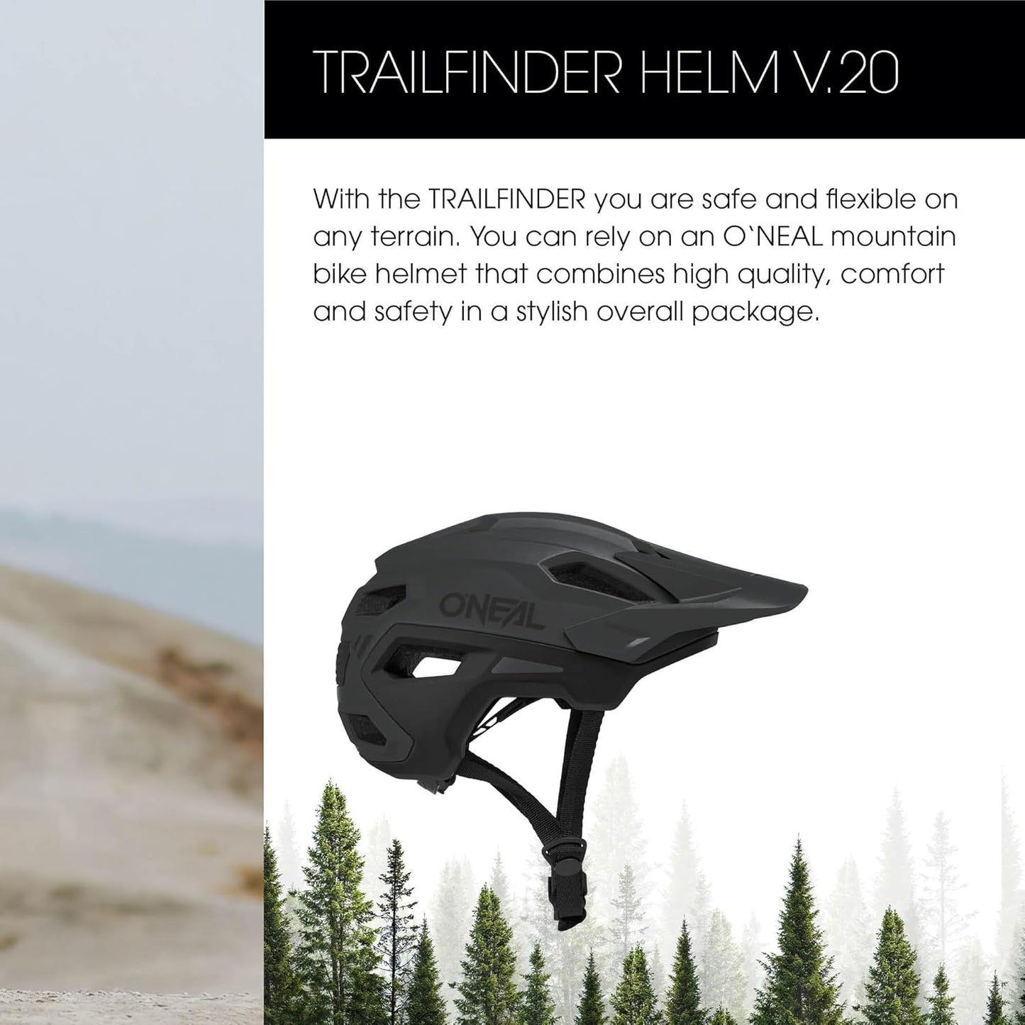 Ultimate Trailfinder Mountain Bike Helmet - Lightweight, Adjustable & Safe for All Terrains
