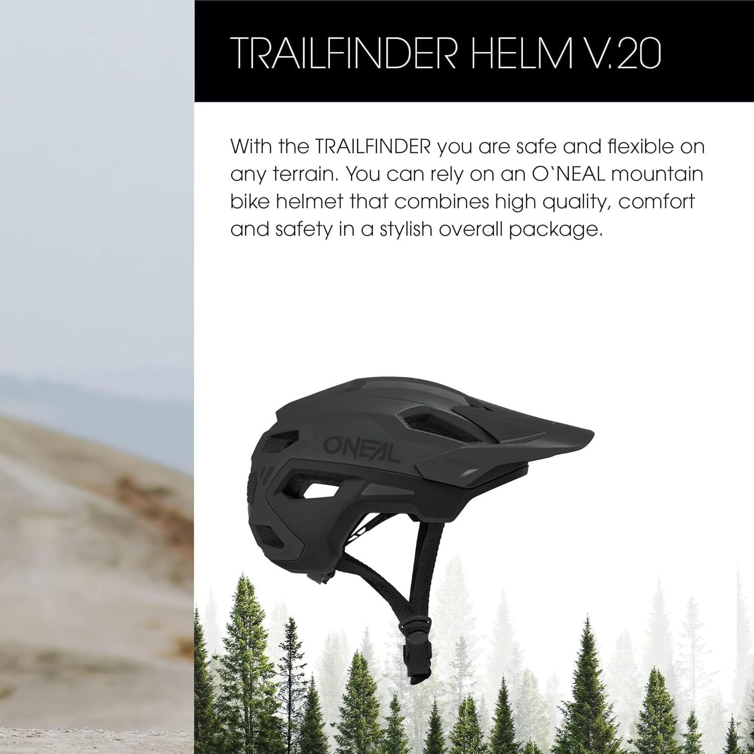 Ultimate Trailfinder Mountain Bike Helmet - Lightweight, Adjustable & Safe for All Terrains
