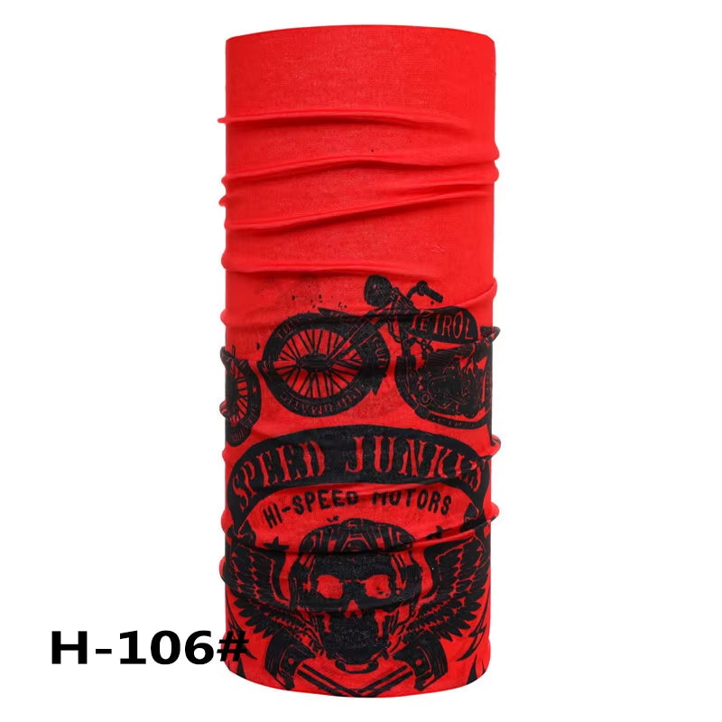 Stylish Dragon Print Multifunctional Bandana Scarf - Perfect for Summer Adventures!