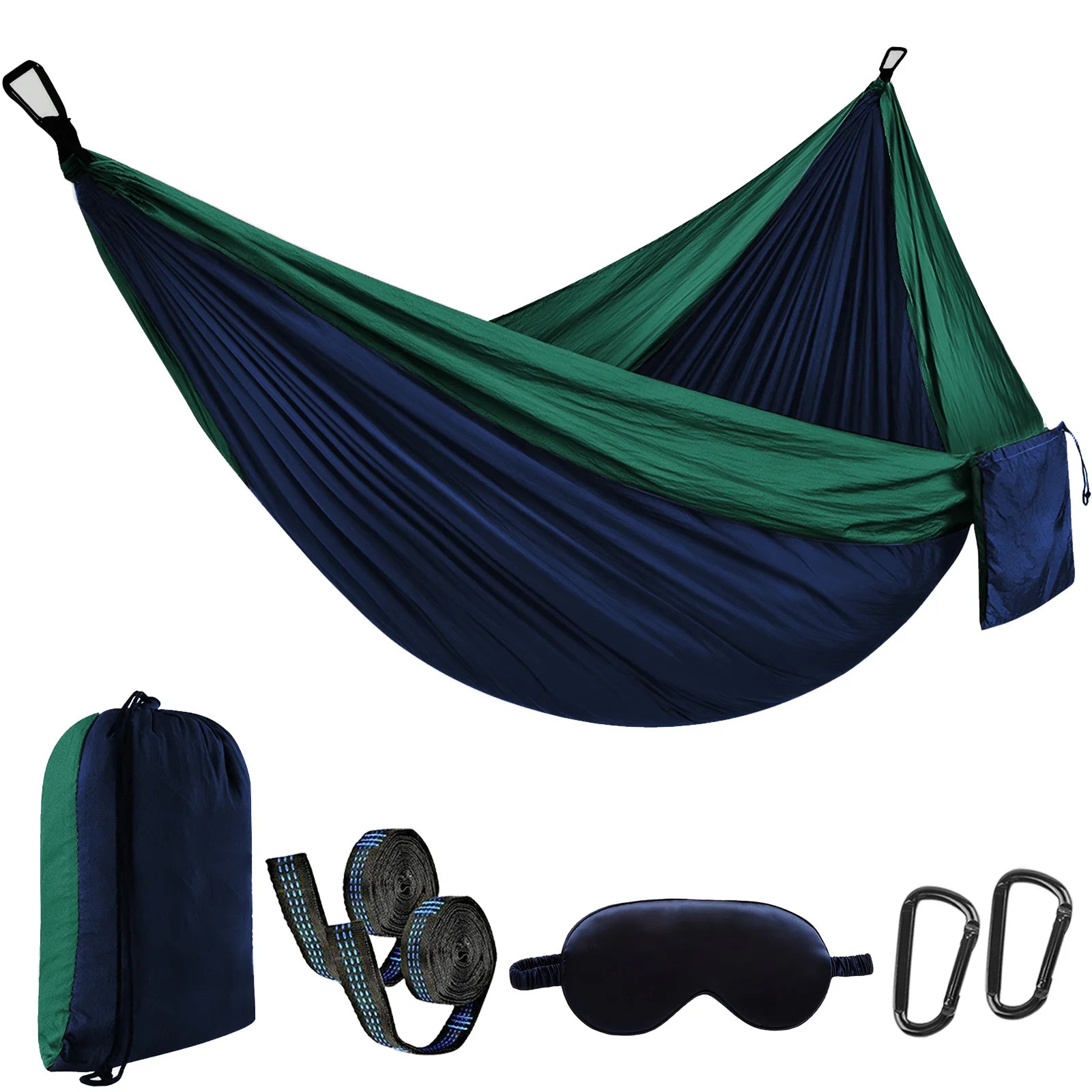 Camping Hammock Portable Hammocks Lightweight Nylon Parachute Hammock with Straps,Camping Gear Must Haves for Travel Hiking