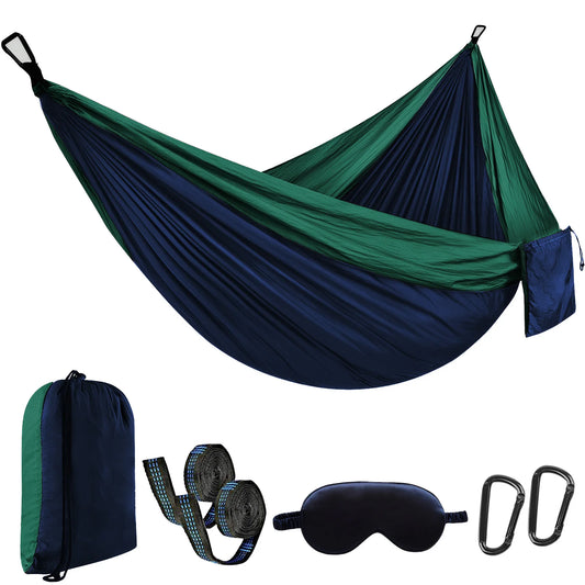 Camping Hammock Portable Hammocks Lightweight Nylon Parachute Hammock with Straps,Camping Gear Must Haves for Travel Hiking