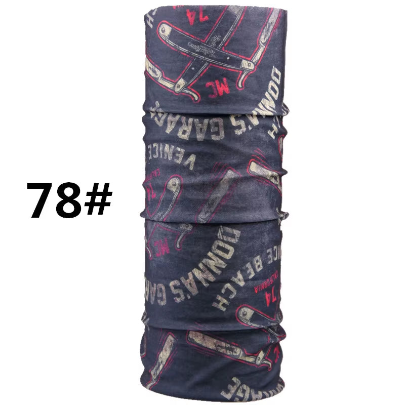 Stylish Dragon Print Multifunctional Bandana Scarf - Perfect for Summer Adventures!