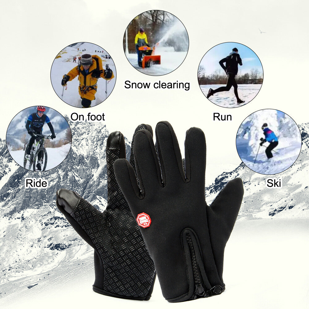 Ultimate Winter Waterproof Thermal Touch Screen Gloves for Men & Women - Windproof & Warm!