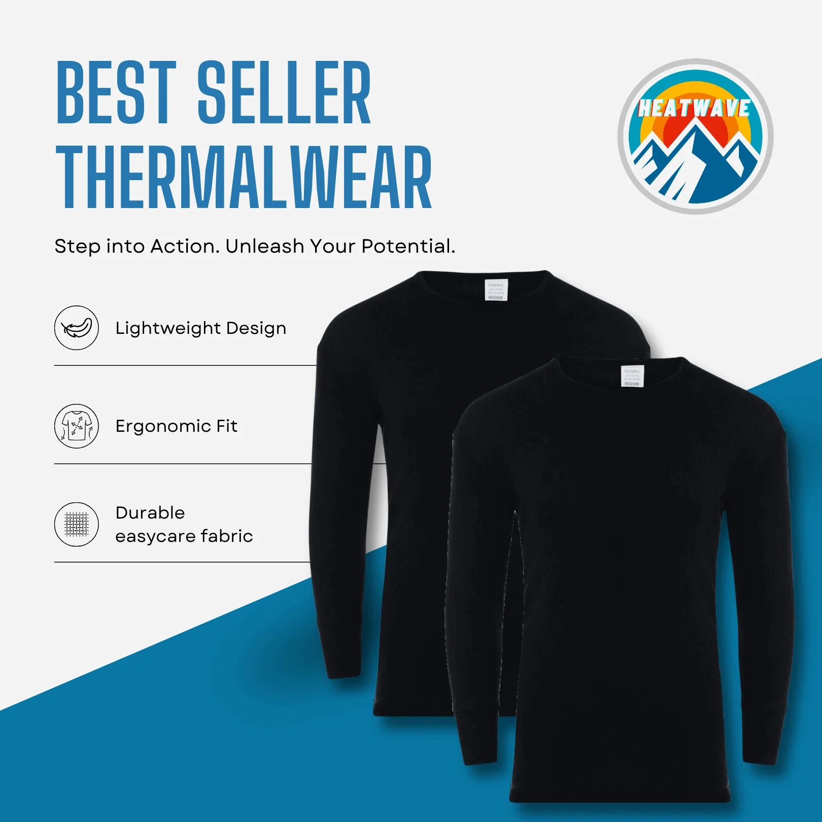 Stay Warm and Comfortable with the 2 Pack Men's Thermal Underwear Set - Long Sleeve Tops & Long John Bottoms for Running, Hiking, and Workwear in White, Black, Grey, and Navy