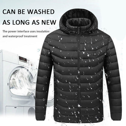 Unisex USB Heated Jacket - Ultimate Winter Warmth with Electric Heating Pad