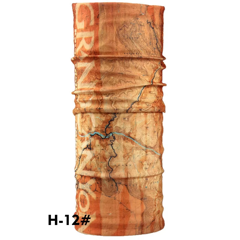 Stylish Dragon Print Multifunctional Bandana Scarf - Perfect for Summer Adventures!