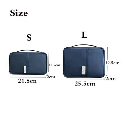 Family Passport Holder & Travel Organizer - Multi-Functional Document Case & Cardholder