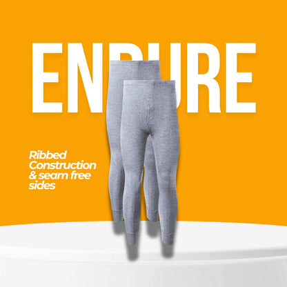 Stay Warm and Comfortable with the 2 Pack Men's Thermal Underwear Set - Long Sleeve Tops & Long John Bottoms for Running, Hiking, and Workwear in White, Black, Grey, and Navy