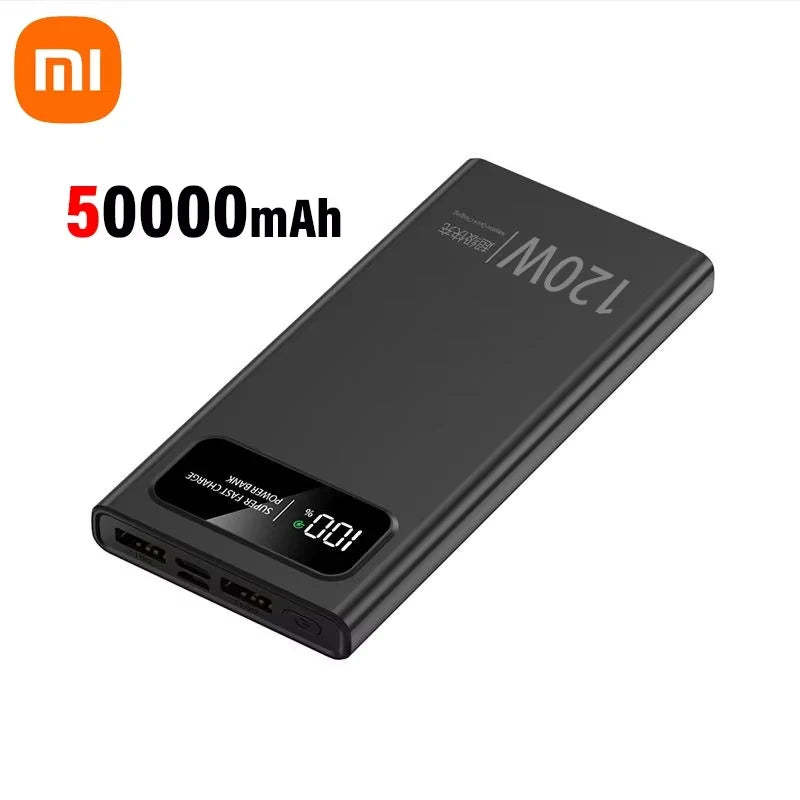 Xiaomi 120W 200000Mah Power Bank Super Fast Charging Battery High Capacity Digital Display Powerbank for Iphone Samsung Huawei