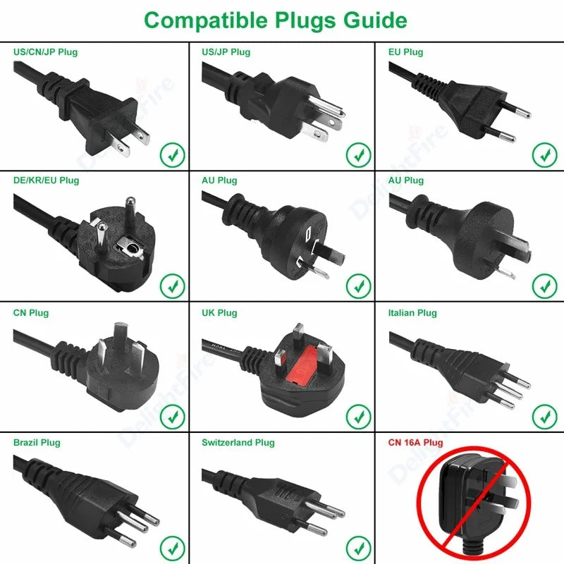 EU Plug Adapter AU UK US to EU Euro Plug Adapter Converter European Travel Adapter Australia USA CN to EU Electric Socket Outlet