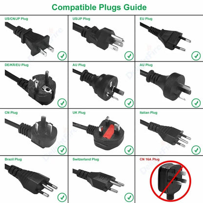 EU Plug Adapter AU UK US to EU Euro Plug Adapter Converter European Travel Adapter Australia USA CN to EU Electric Socket Outlet