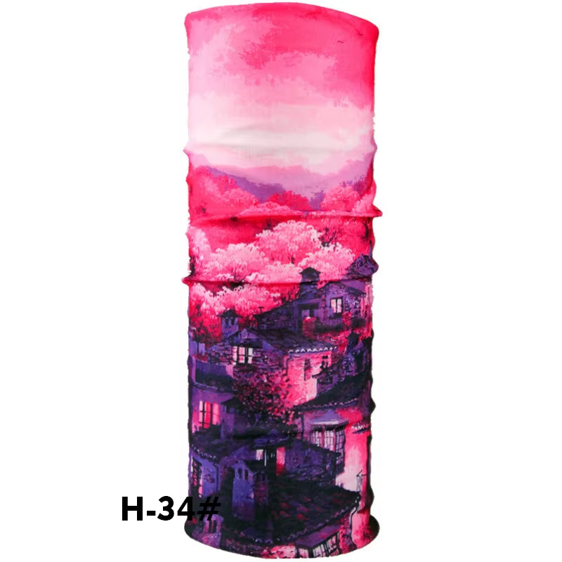 Stylish Dragon Print Multifunctional Bandana Scarf - Perfect for Summer Adventures!