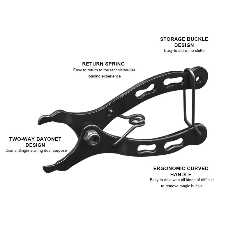 Mini Bicycle Chain Buckle Pliers - Quick Release Magic Link Clamp for Easy MTB & Road Cycling Repairs