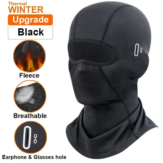 Thermal Winter Balaclava Cycling Full Face Mask Warm Outdoor Sports Motorcycle Ski Fishing Hunting Mask Fleece Scarf Cap Bandana