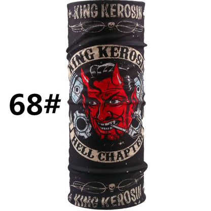 Stylish Dragon Print Multifunctional Bandana Scarf - Perfect for Summer Adventures!