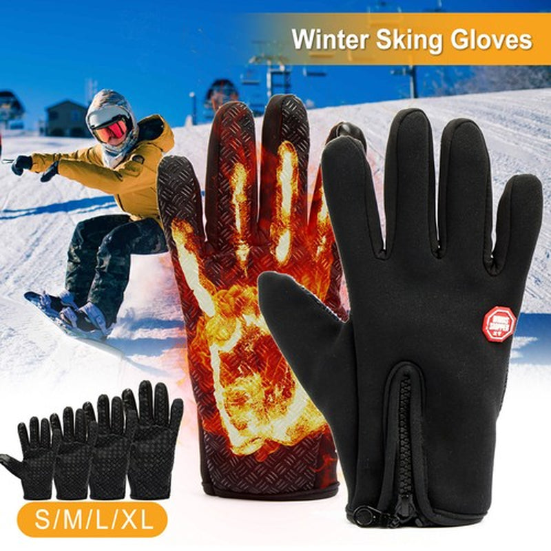 Ultimate Winter Waterproof Thermal Touch Screen Gloves for Men & Women - Windproof & Warm!