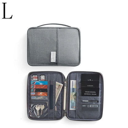 Family Passport Holder & Travel Organizer - Multi-Functional Document Case & Cardholder