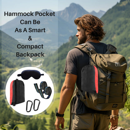 Camping Hammock Portable Hammocks Lightweight Nylon Parachute Hammock with Straps,Camping Gear Must Haves for Travel Hiking