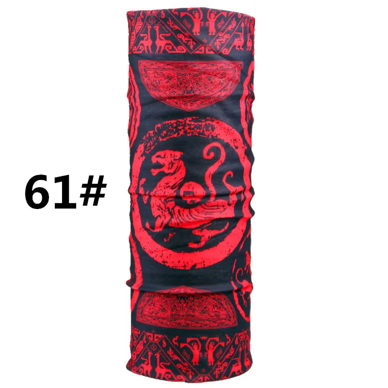 Stylish Dragon Print Multifunctional Bandana Scarf - Perfect for Summer Adventures!