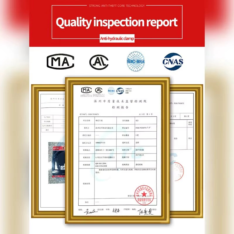 Heavy-Duty U Lock - Ultimate Anti-Theft Solution for Bicycles, Motorcycles, and Scooters