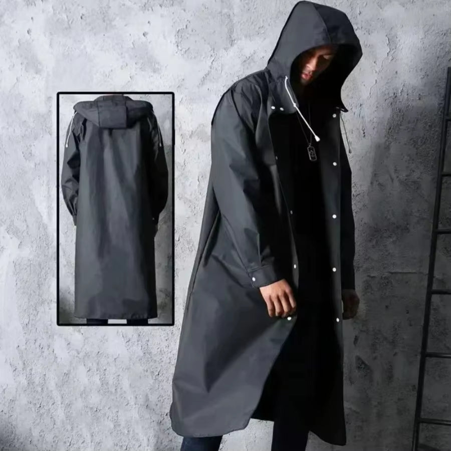 1PC Disposable Raincoat Long Full-Body Rain-Proof Men'S Adult Women Ransparent Portable