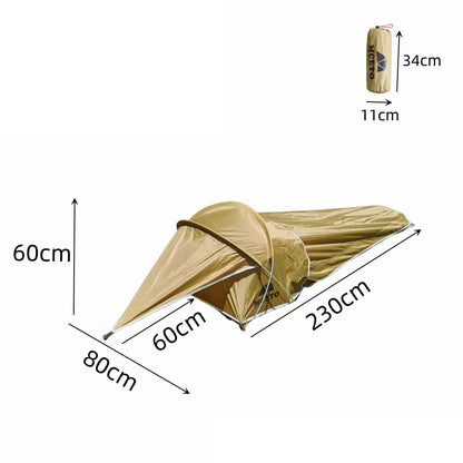 Ultralight Waterproof Bivy Tent for Solo Camping, Hiking, and Backpacking